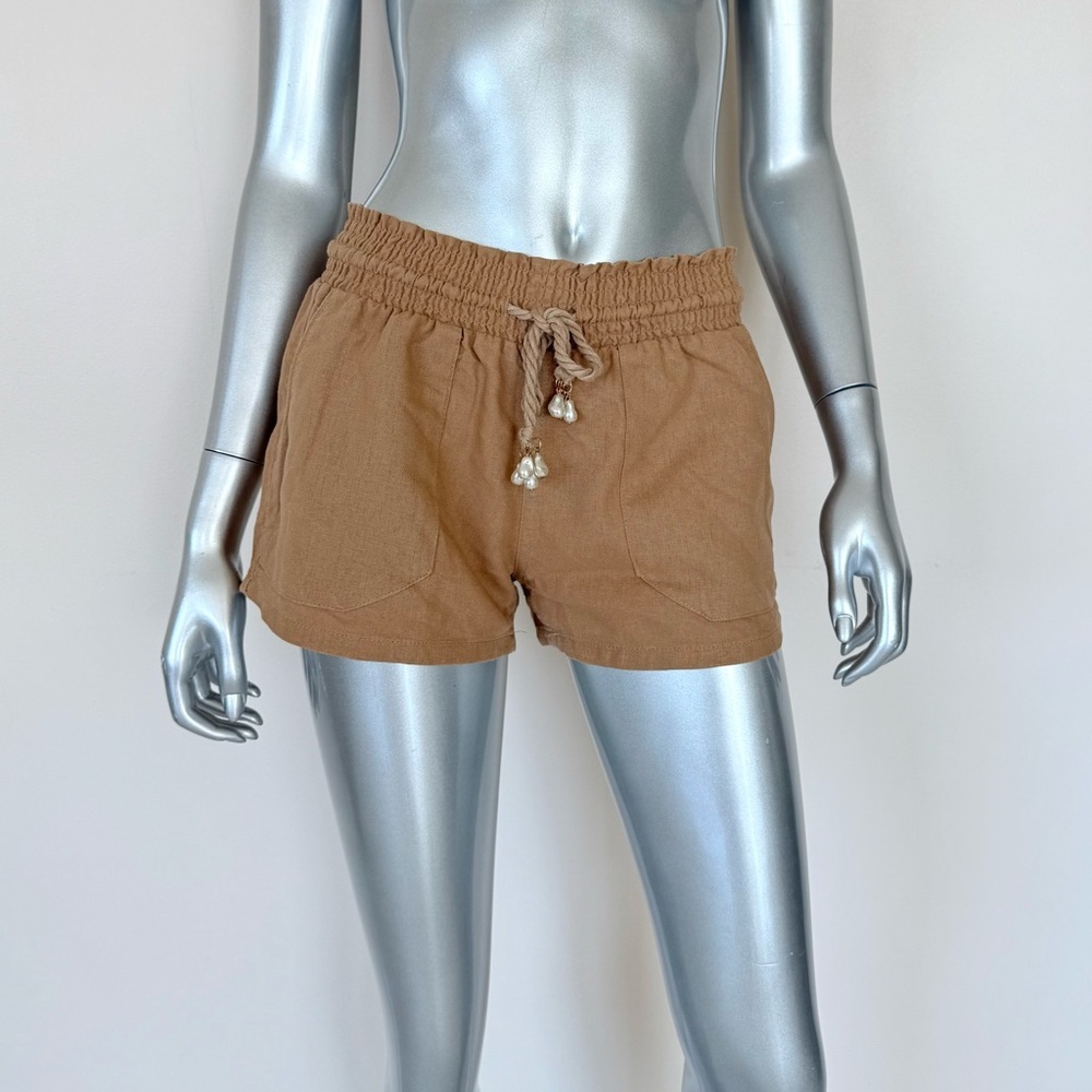 Magaschoni women linen shorts size S